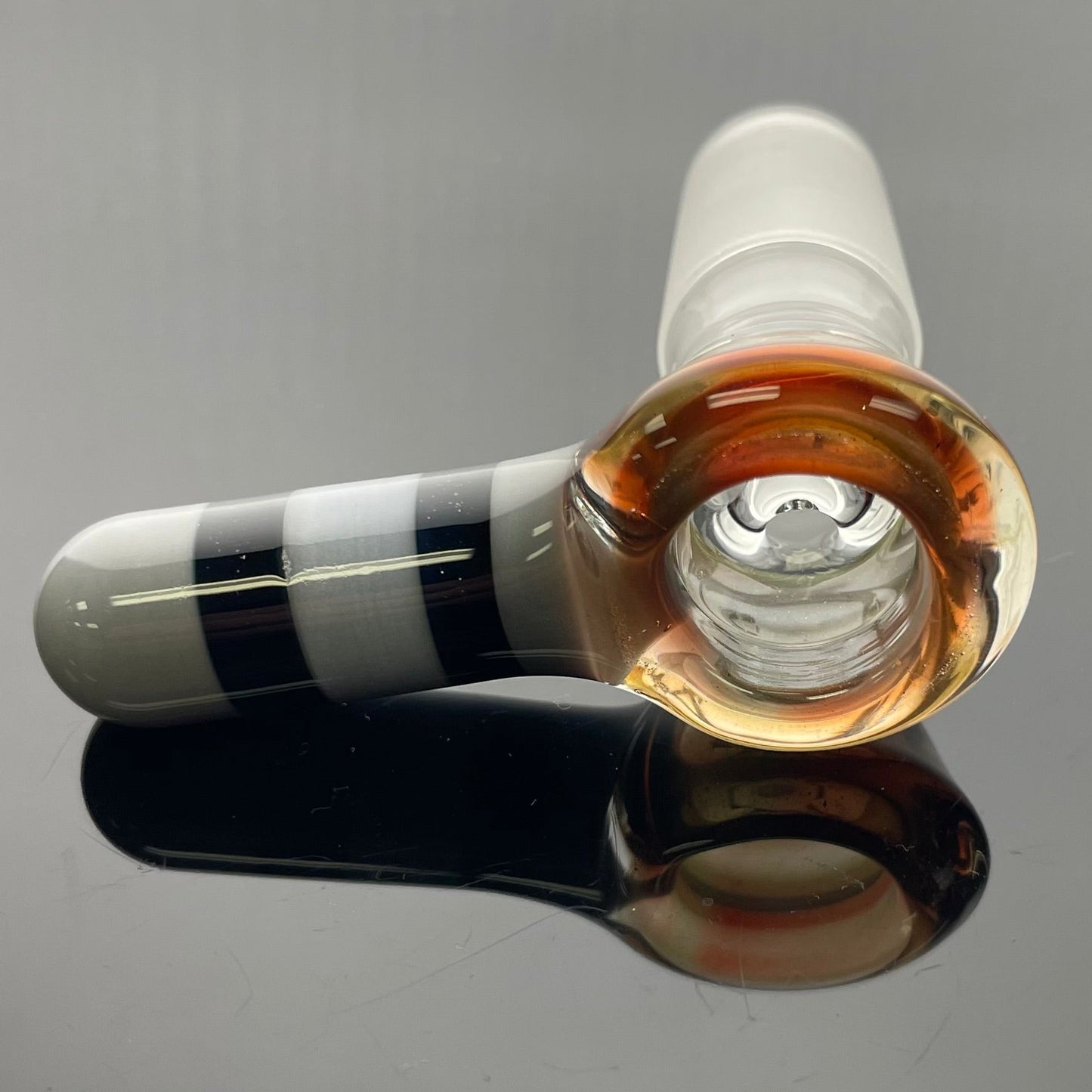 Green Belt Colour Accented Beaker - Moist Raspberry over Exp. Bronze Pearl