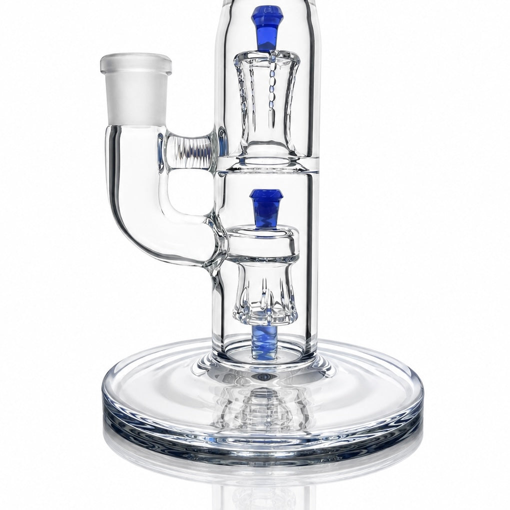Jamms Full Accent Double Diamond Tube w/ Colour Band & Restriction - Neptune