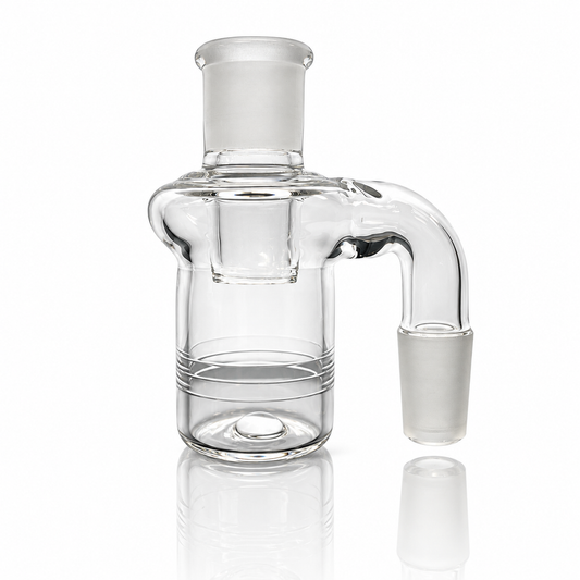 Mastah Glass 18mm/18mm 90 Degree Dry Ash Catcher w/ Factory Joint