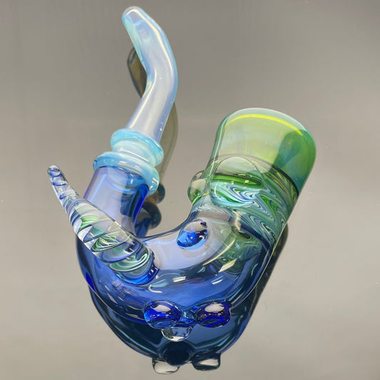 Mooks Glass Heady Sherlock Hand Pipe - #4