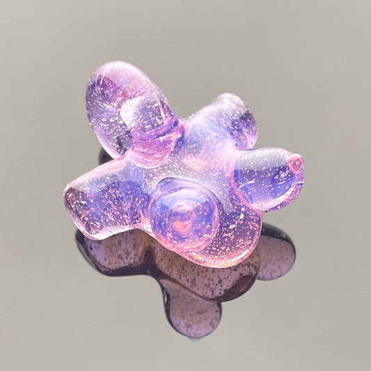 Beccalicious Half Bust Babe Pendant - Purple Lilac