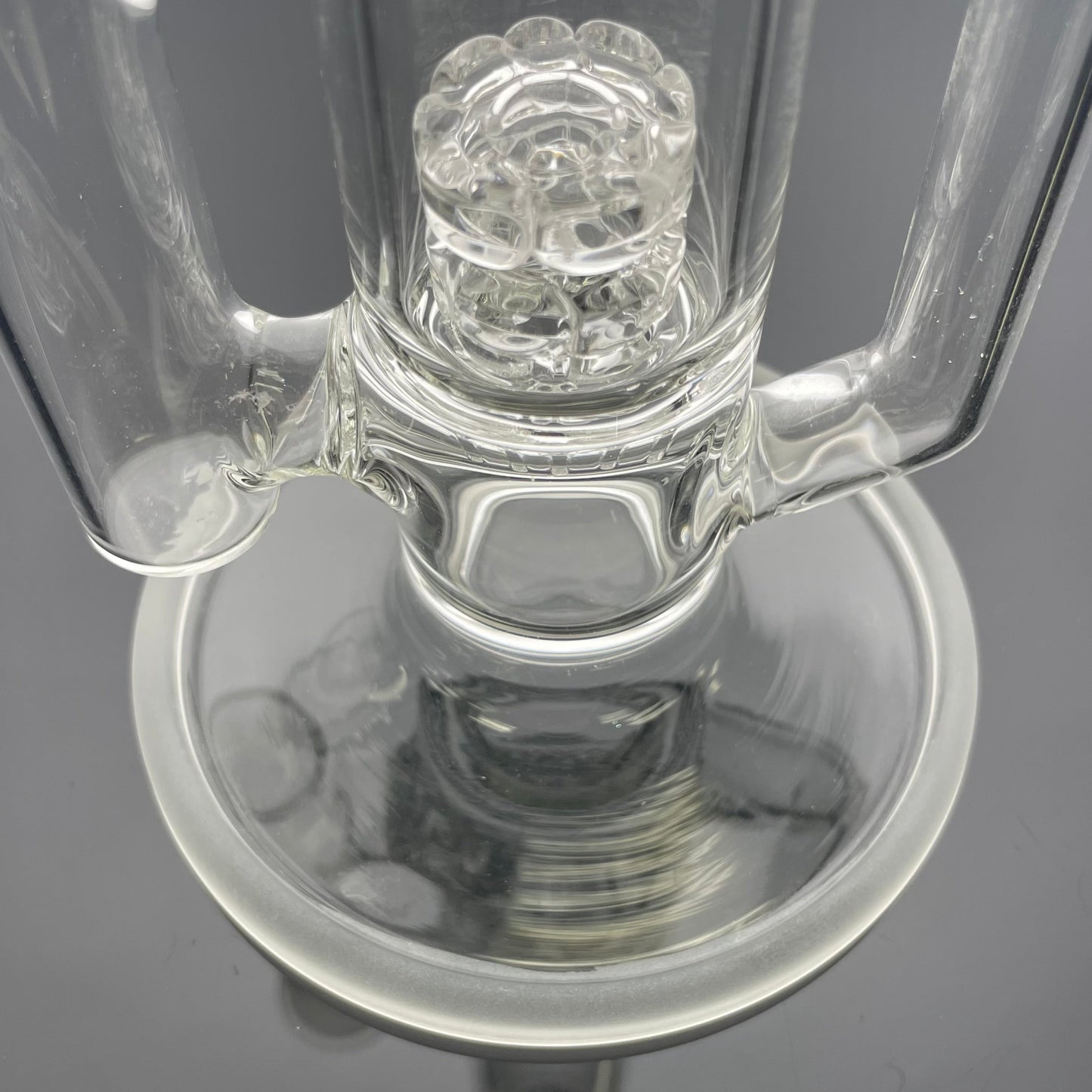 Gnob Glass 38mm 13.25" Treecycler w/ Sandblasting - #13