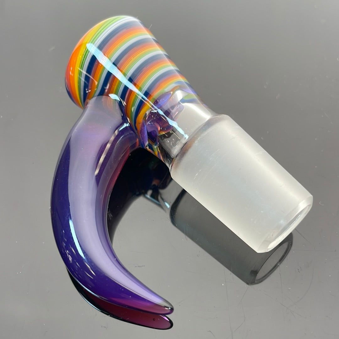 Gore Glass 16.5" Rainbow Worked Puck to Puck Tube