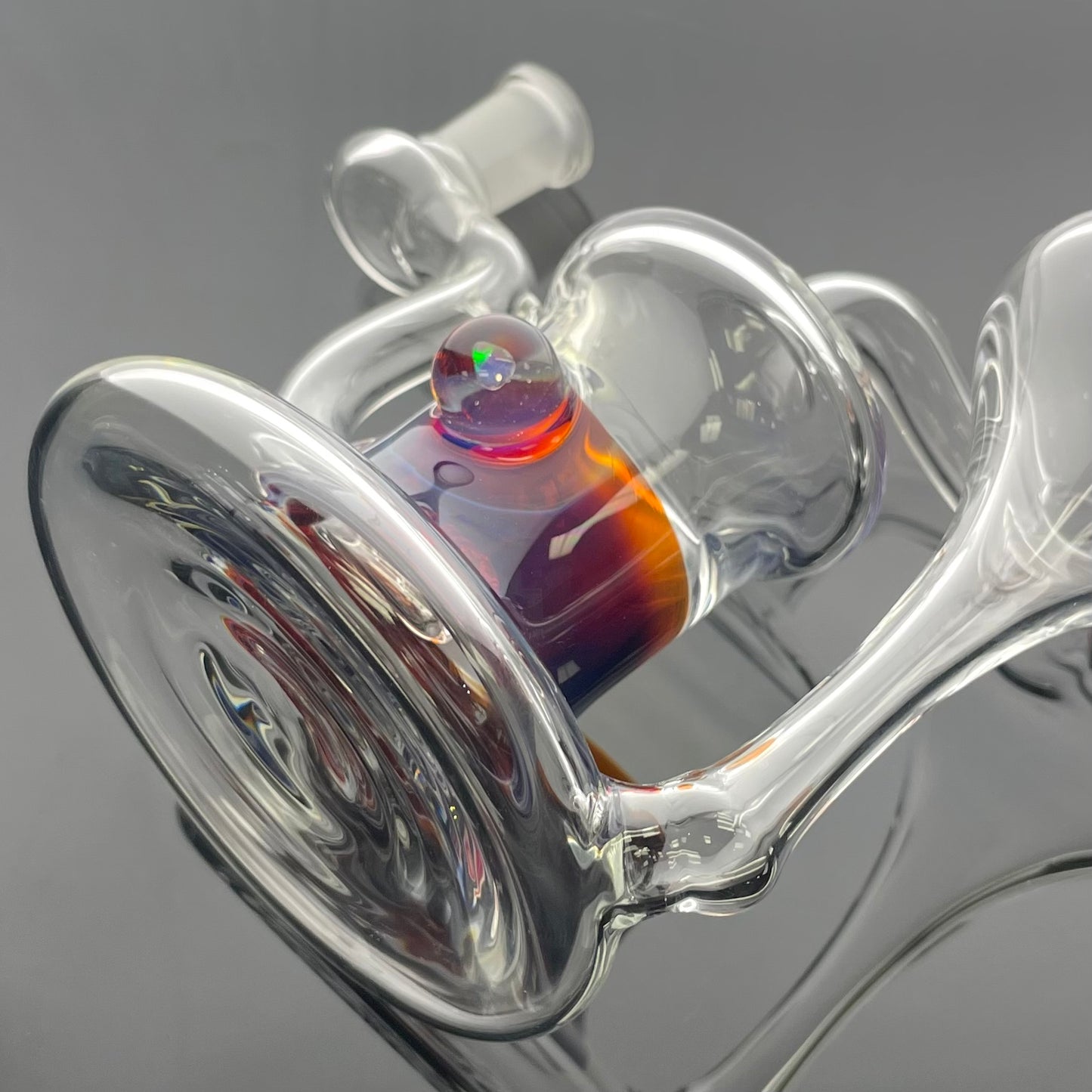 Green Belt Colour Accented Recycler - Amber Purple