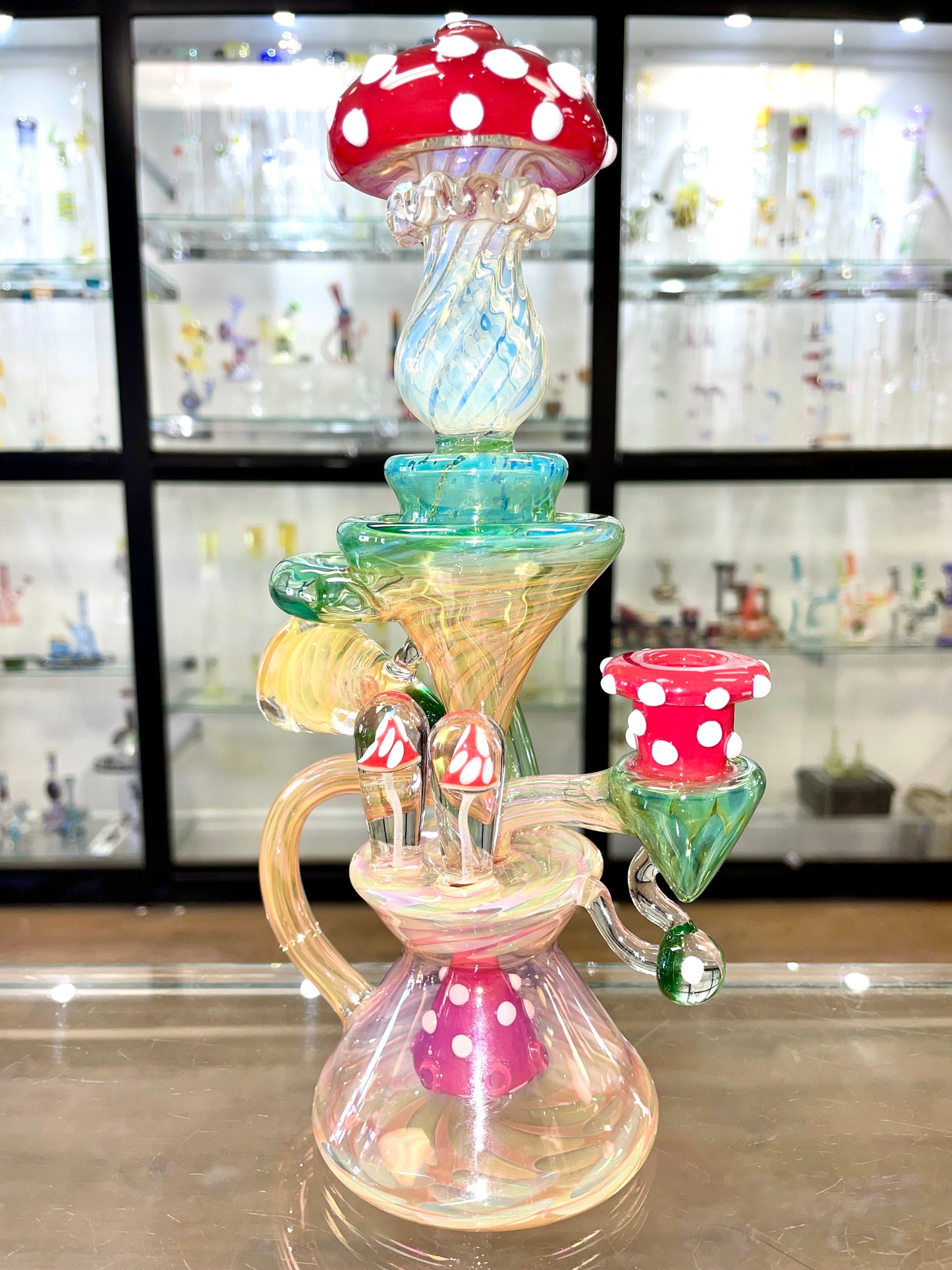 Eckardt Glass Fumed Mushroom Recycler