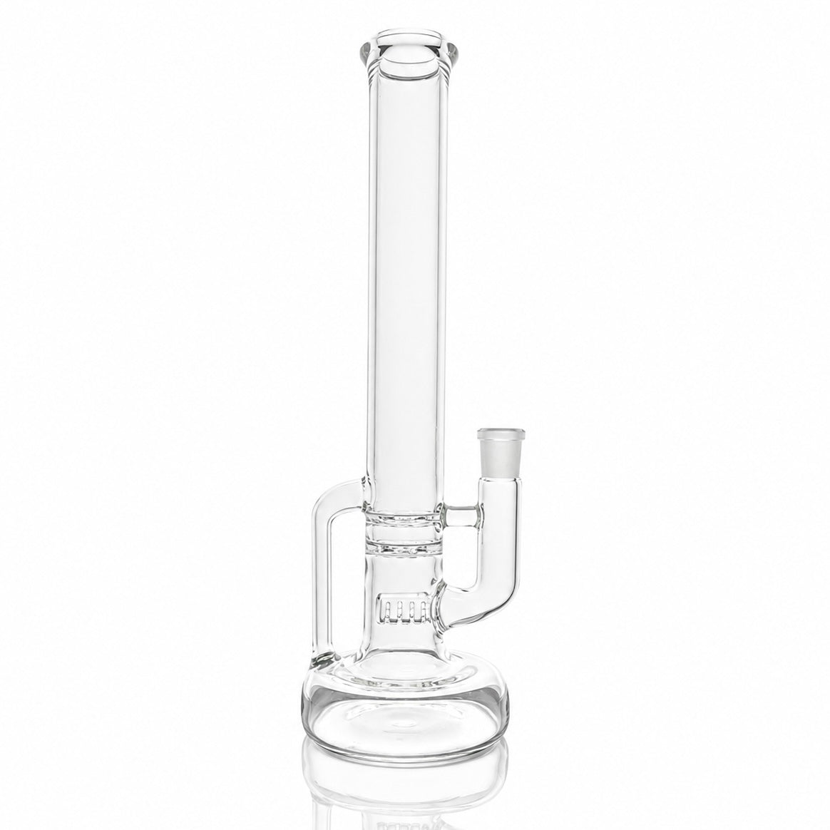 Green Belt Clear Blooper Stemline Tube w/ Drain & Hollow Foot