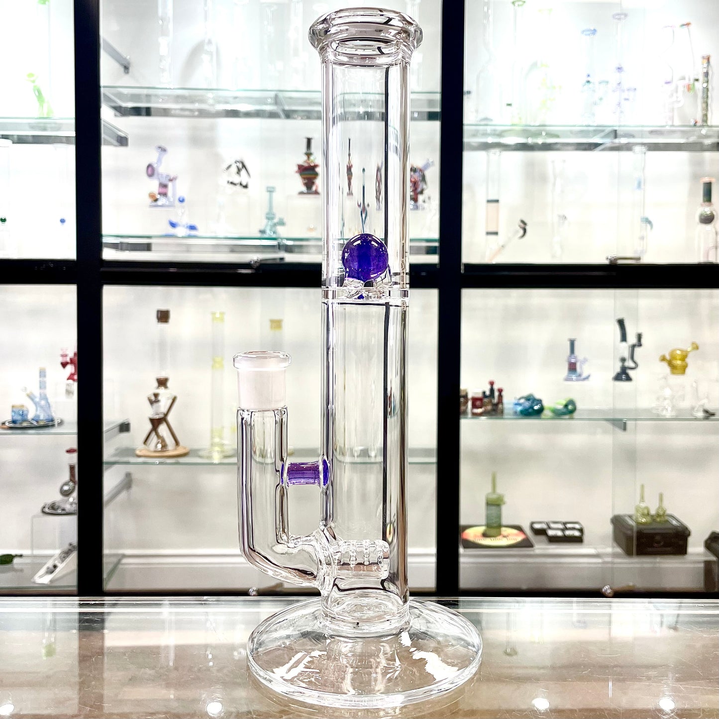 Green Belt 12"- 14” Stemline w/ Marble Splash Guard Straight Tube