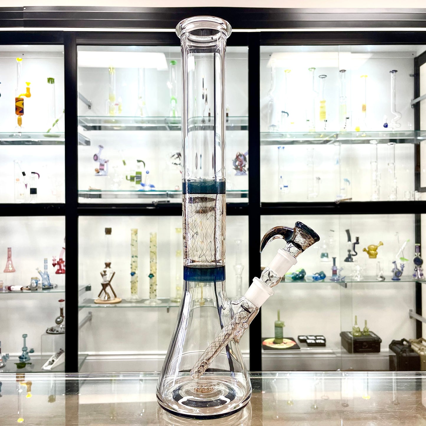 Jhoney Worked Beaker w/ Double Layer Retti Section