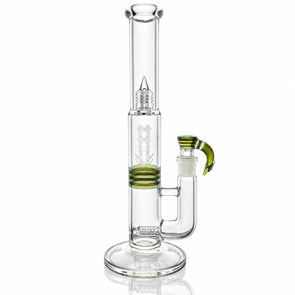 Sovereignty Shorty4 (Pawn) G Line 9.5mm 6 Cut UpGrid w/ Encalmo Band & Matching FA Encalmo Slide Clear Tube
