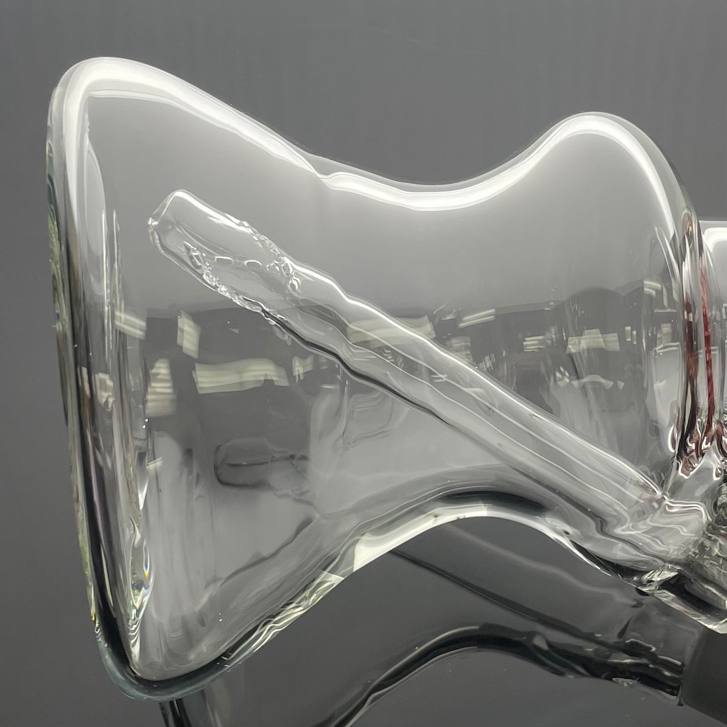 Mastah Glass Heavy Walled Beaker with Frit Section w/ 18mm-18mm Stem