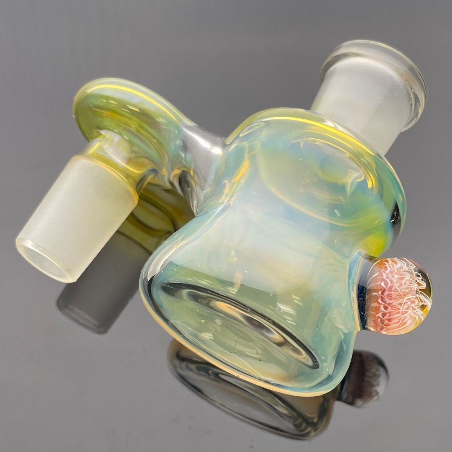 Mooks Glass 18mm 90 Fumed Ash Catcher
