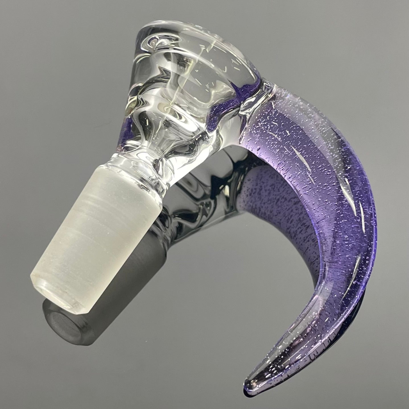 Green Belt Clear Horn Bowl 14mm 1 Hole