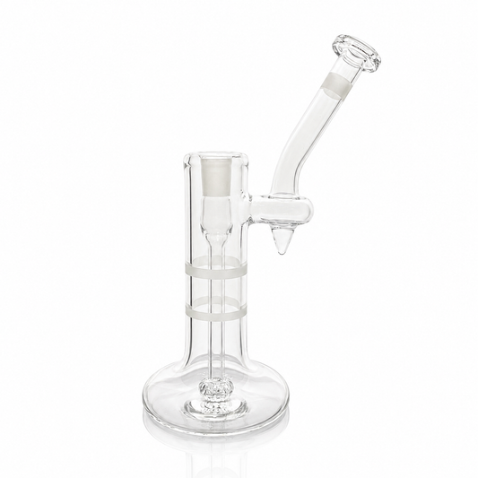 Green Belt Clear Single Bubbler 18mm