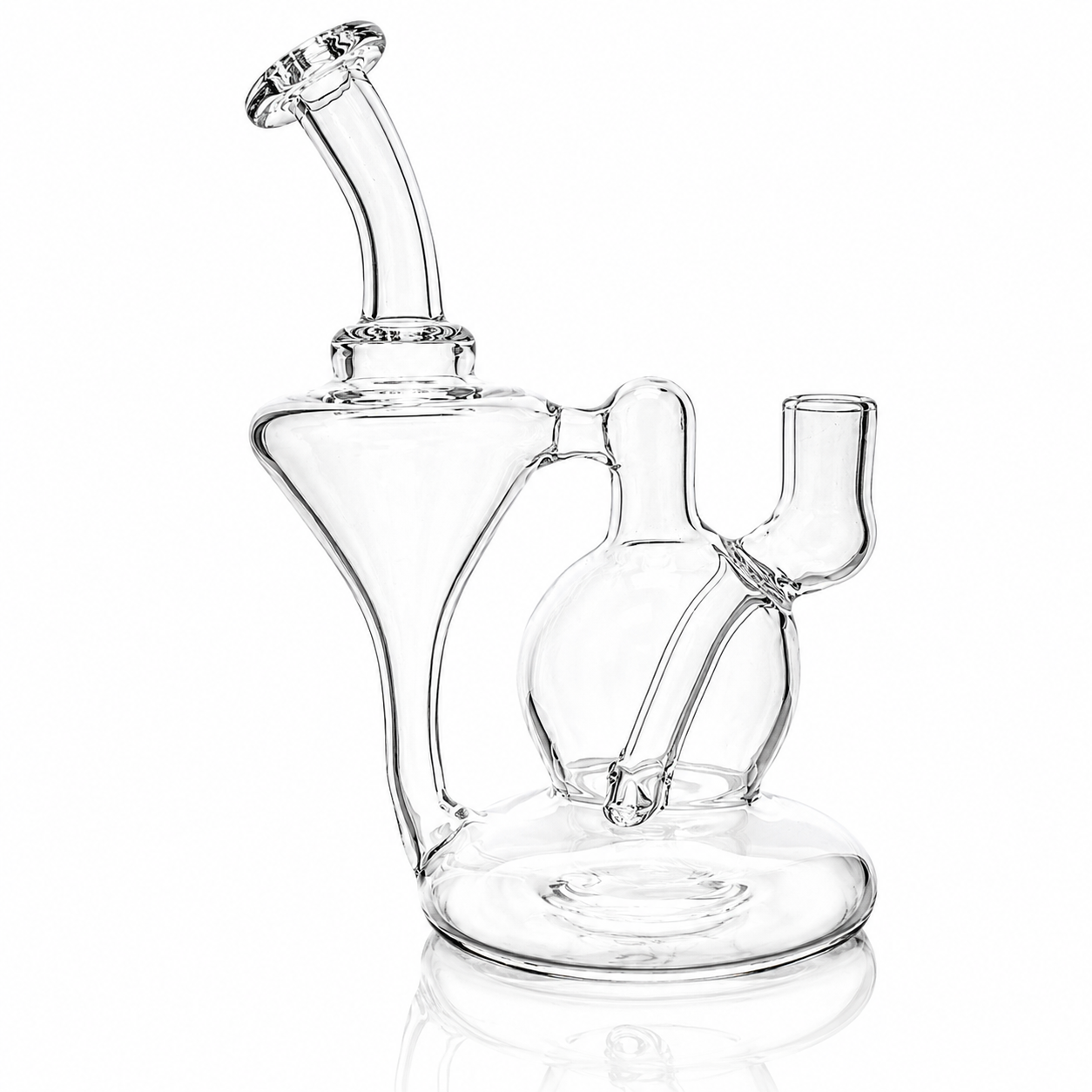 Mastah Glass 14mm Clear Recycler