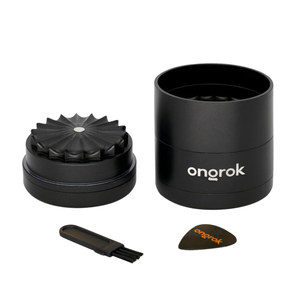 Ongrok 5pc Large Flower Petal Toothless Grinder w/ Storage - Various Colours