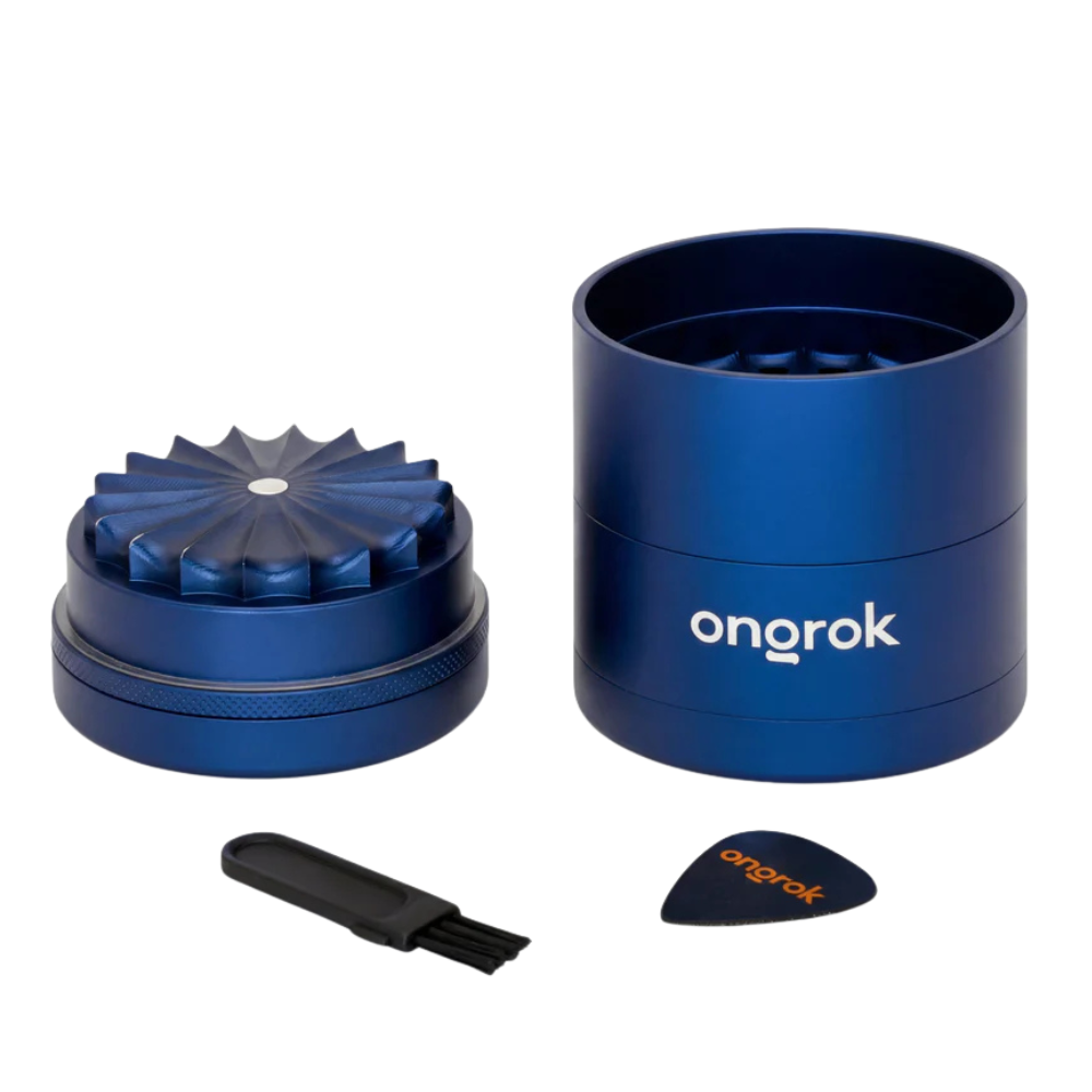 Ongrok 5pc Large Flower Petal Toothless Grinder w/ Storage - Various Colours