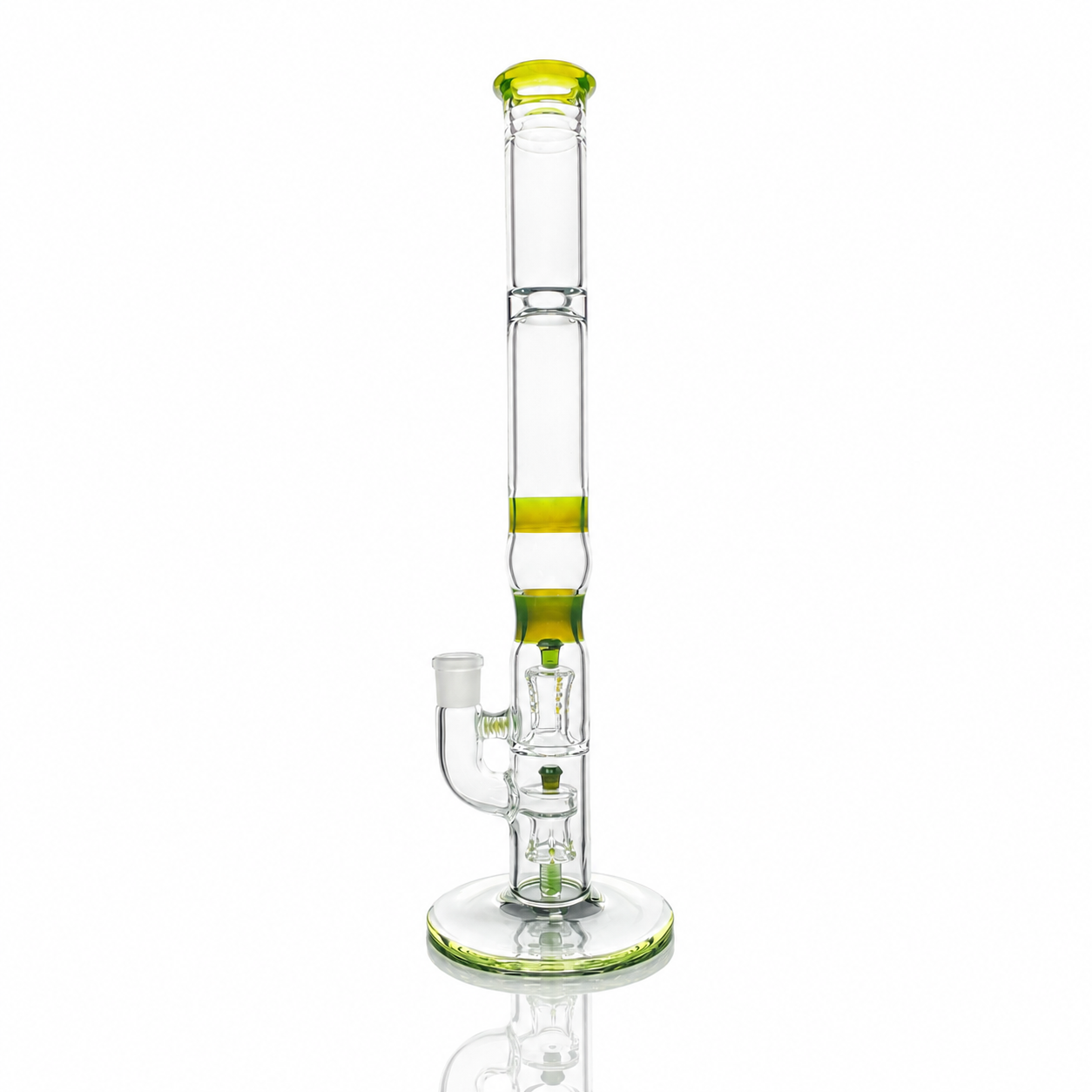 Jamms Full Accent Double Diamond Tube w/ 2 Colour Bands & Restriction - Green Energy