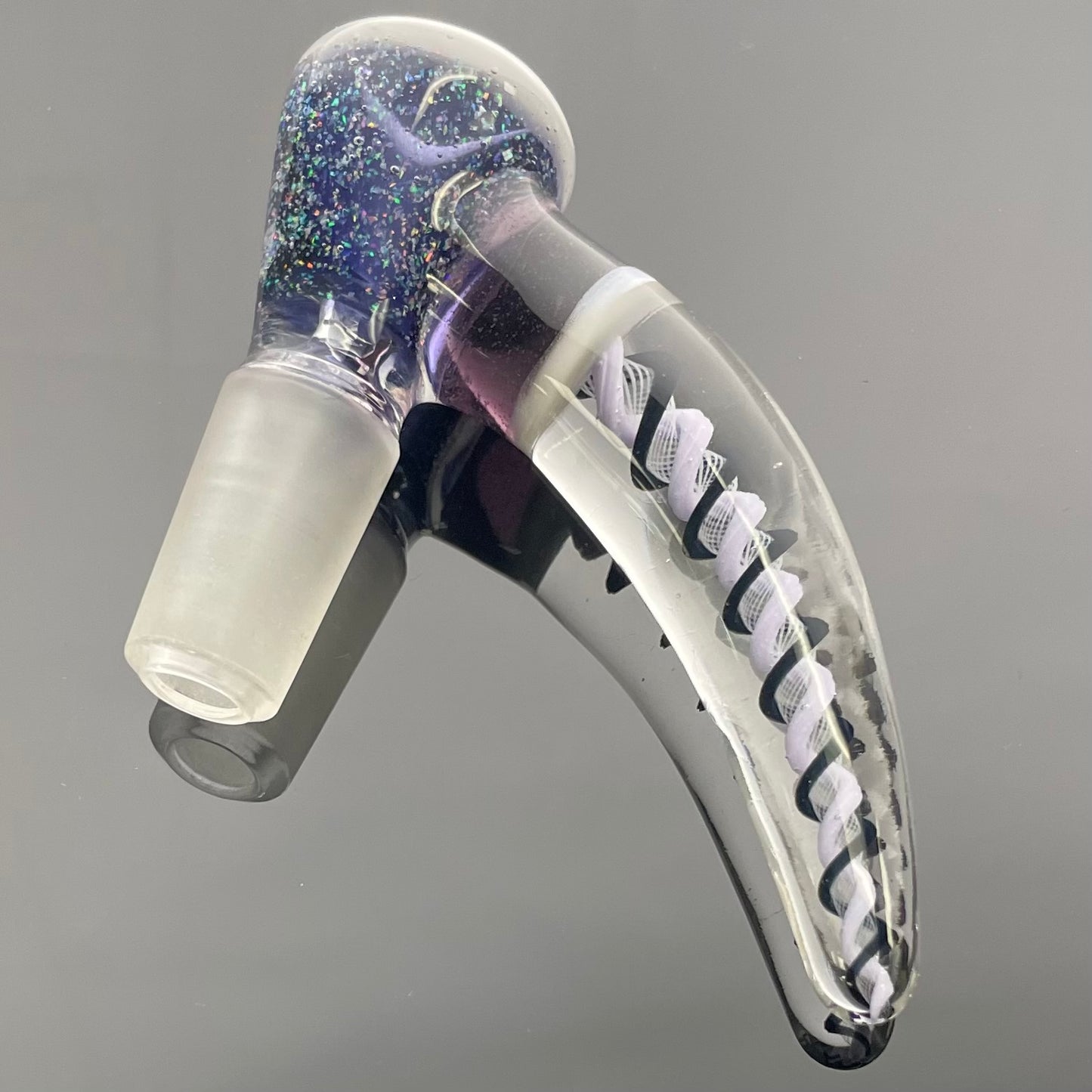 Glass With Jeremy 14mm Dichro Horn Bowl - Various Colours