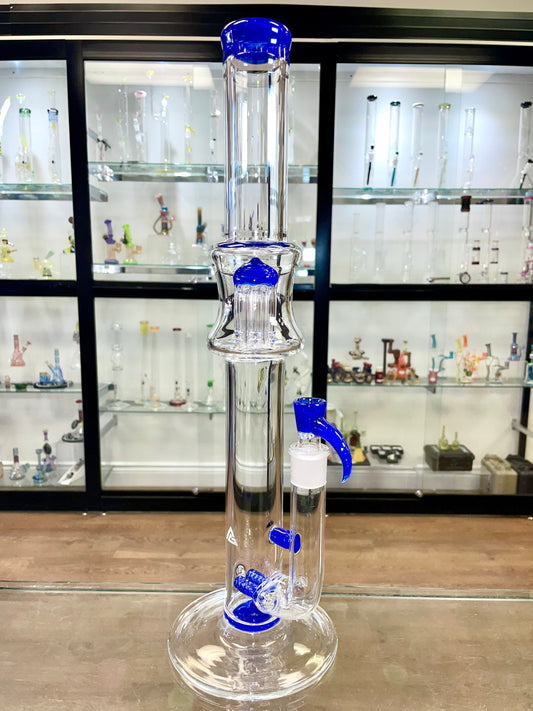 Gore Glass 18" 44mm Fully Accented Dual Stem to 6 Arm - B