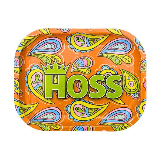 Hoss Retro Paisley Metal Rolling Tray - Small