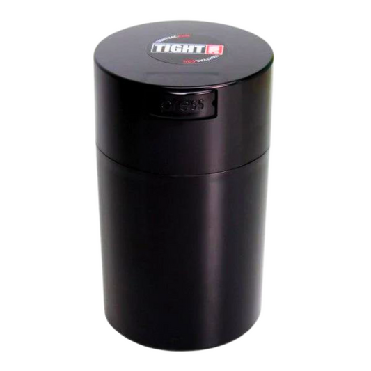 TightVac Air Tight Storage Container - 150 Grams (0.57L / 6oz) Black/Black