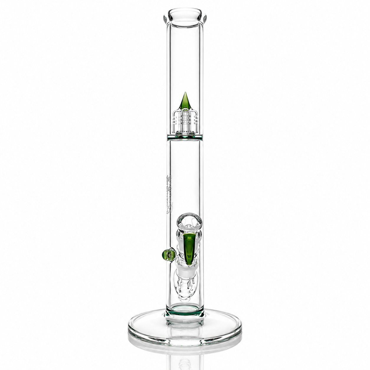 Sovereignty 44x4 Diffy Tube w/ Removable 180 Gridded Downstem & 1 Millie Partial Accent