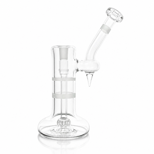 Green Belt Clear Single Bubbler 14mm