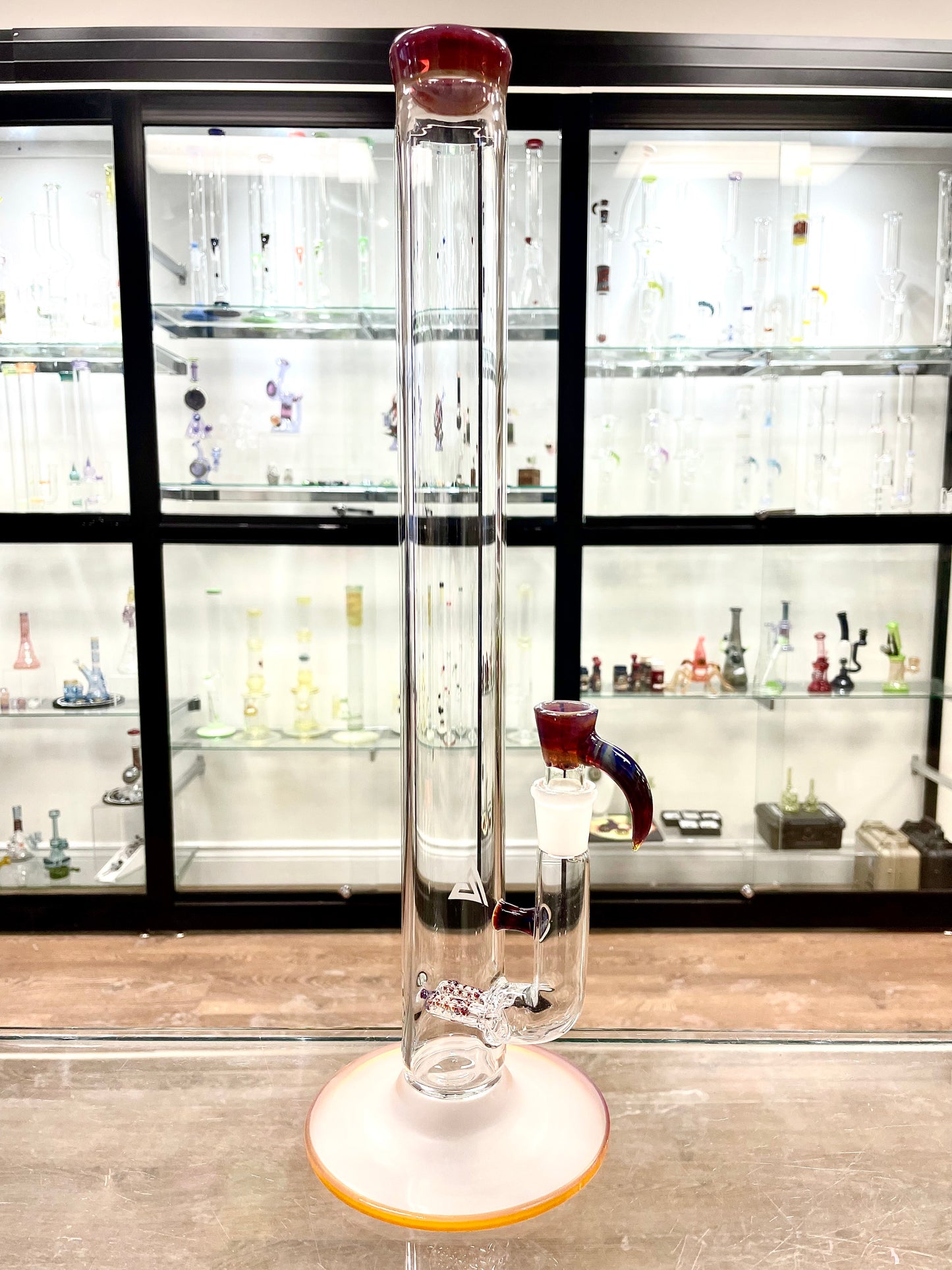 Gore Glass Colour Accented Dual Stem