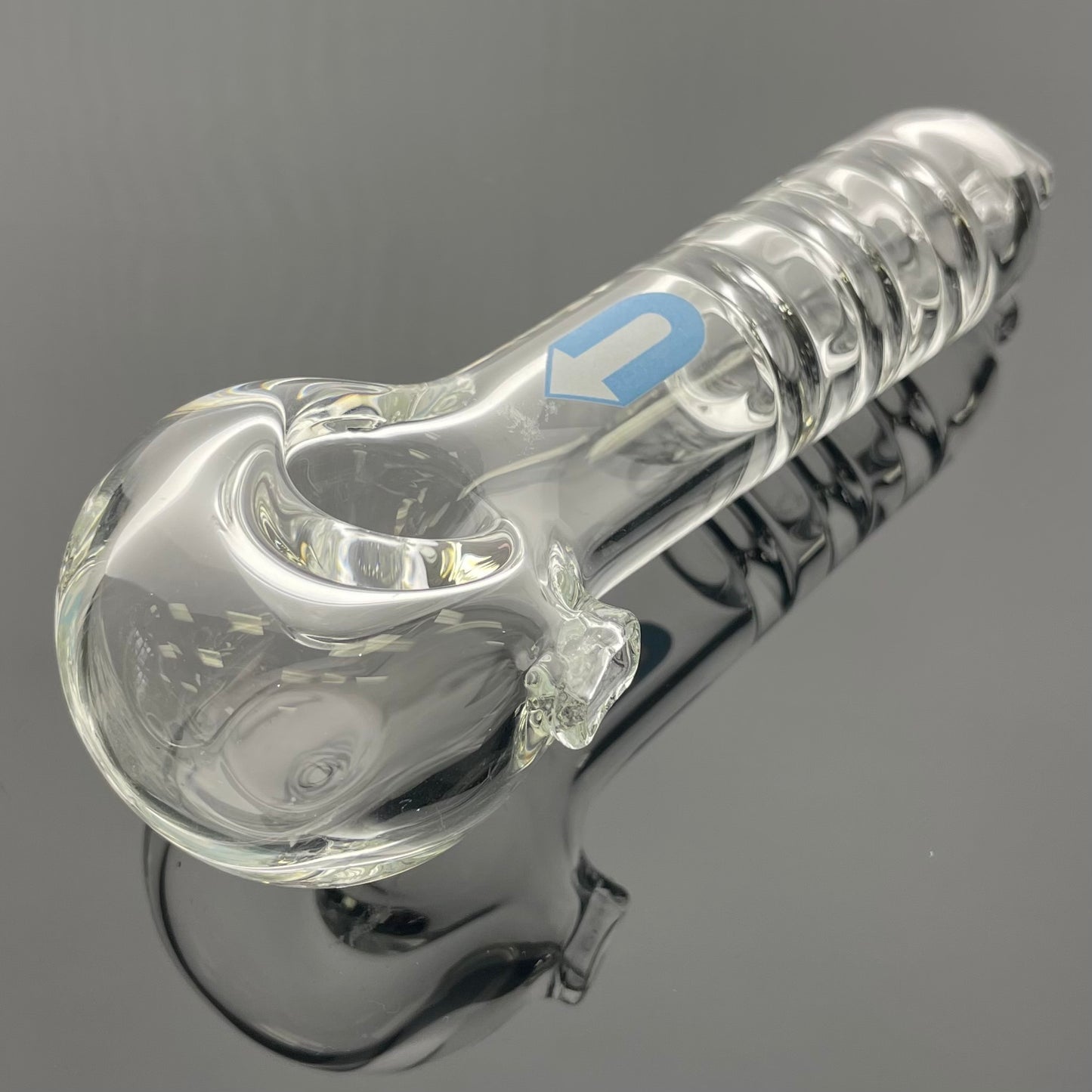 Grav Labs 5" Basic Upline Spoon Hand Pipe - Blue Logo