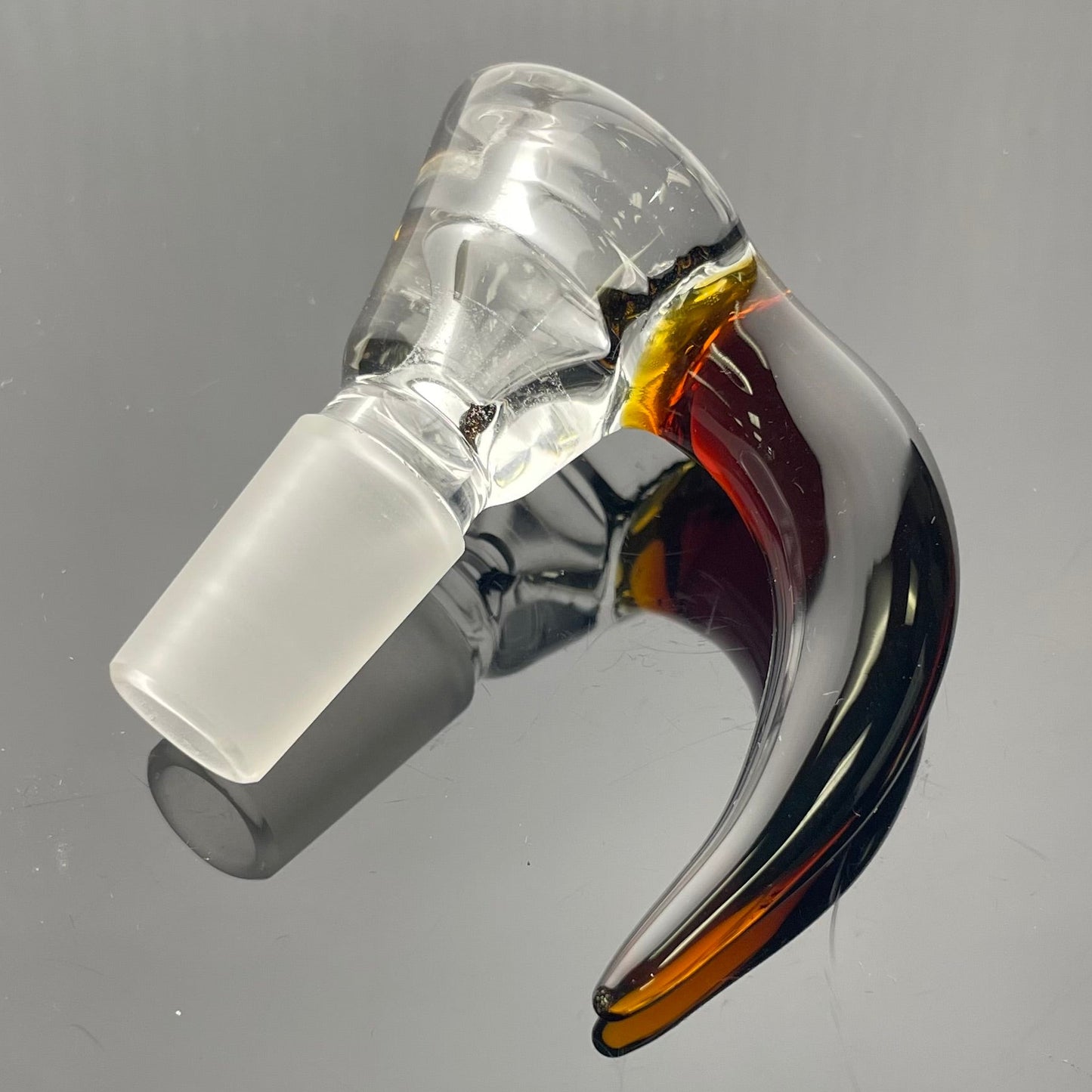 Green Belt Clear Horn Bowl 14mm 1 Hole