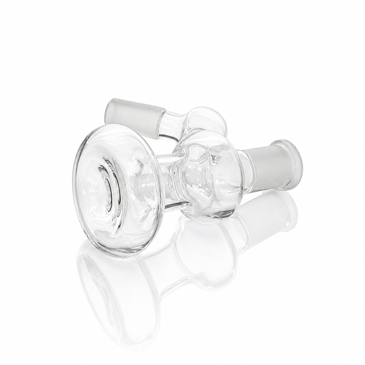 Green Belt 14mm 45 Clear Traditional Dry Ash Catcher