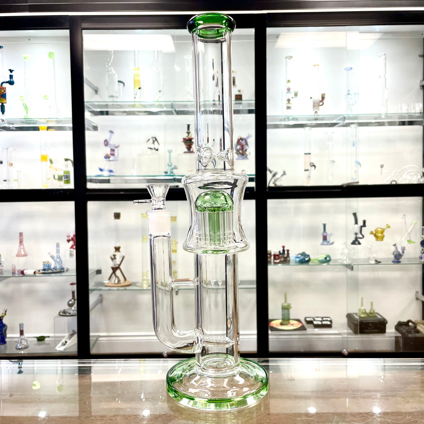 Unbranded 15" 18mm Stemline to 11 Tree Arm Perc Bong - Various Colours