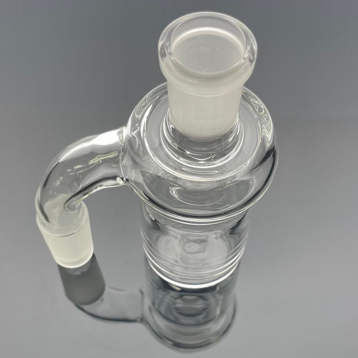 Mastah Glass 18mm/18mm 90 Degree Dry Ash Catcher w/ Factory Joint