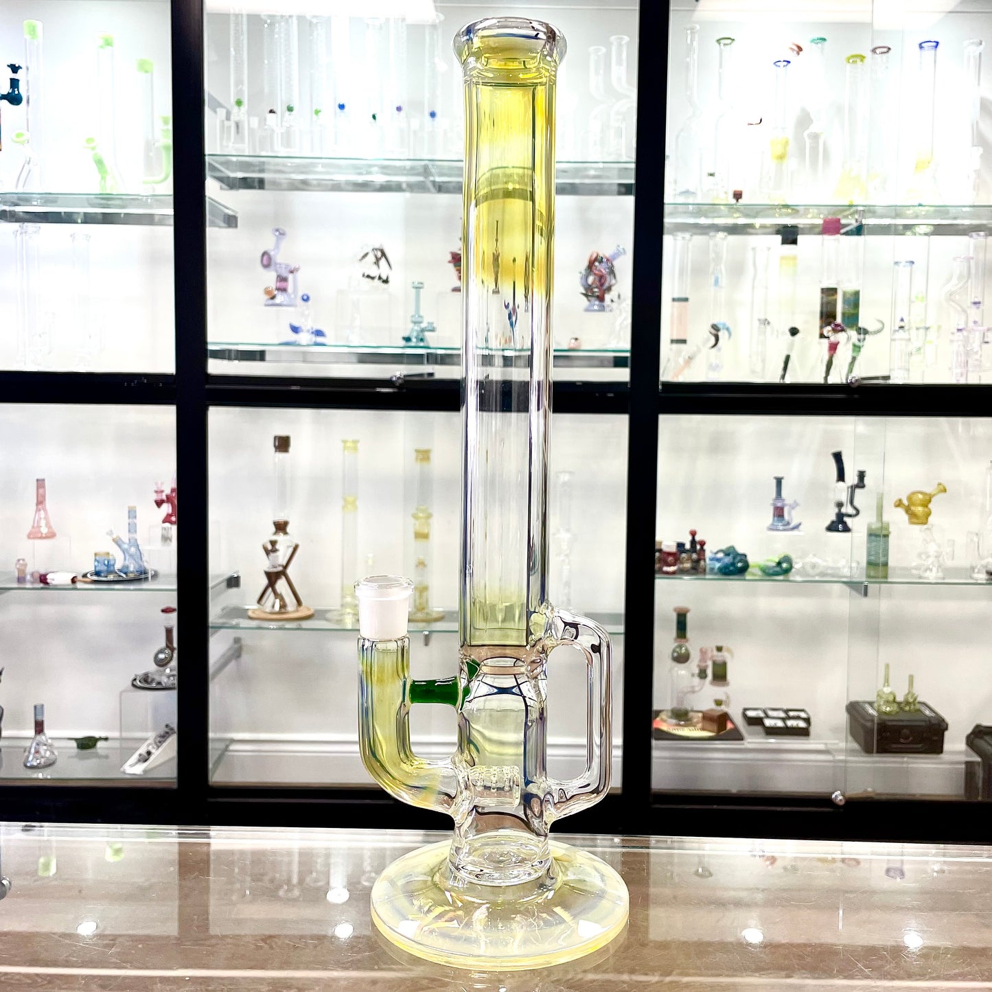 Green Belt Colour Accented Fume Stemline Drain Tube - Mighty Moss