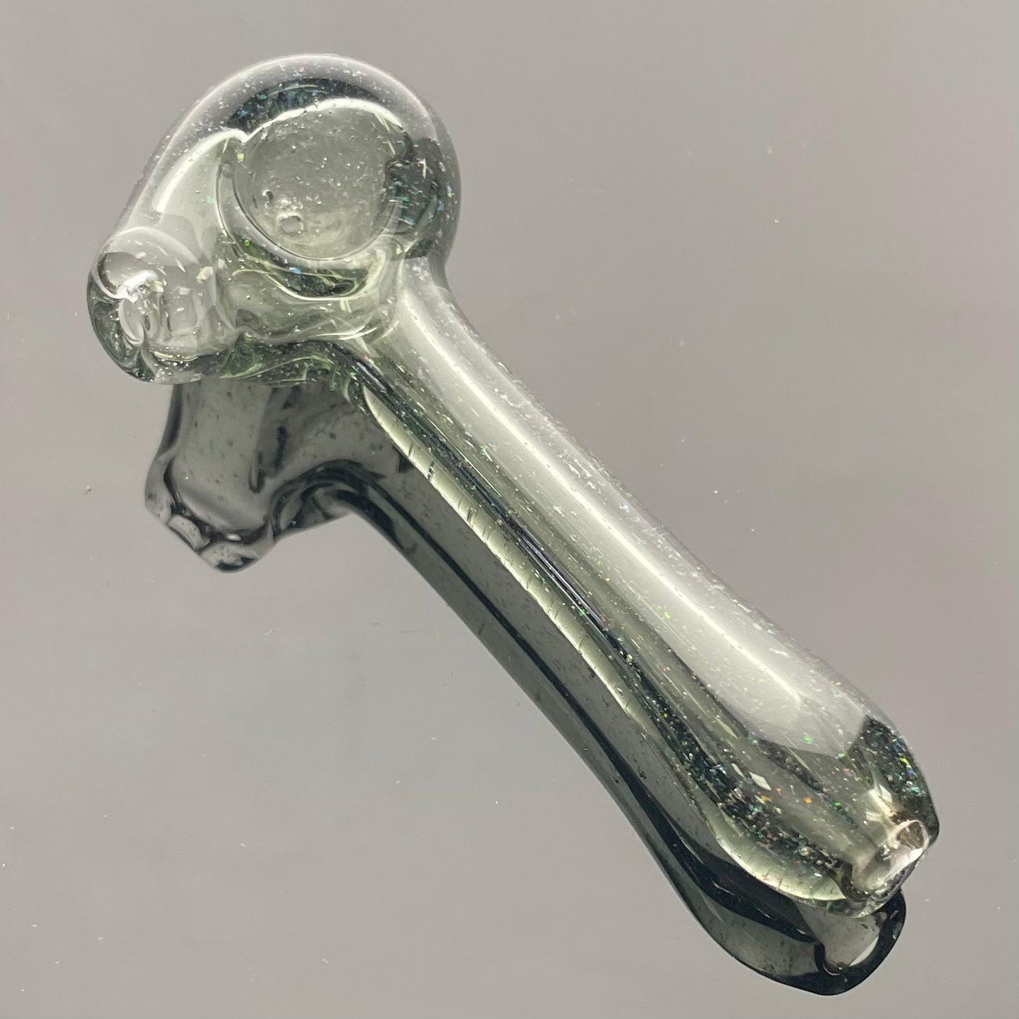 Shine Glass 4" Crushed Opal Hand Pipe
