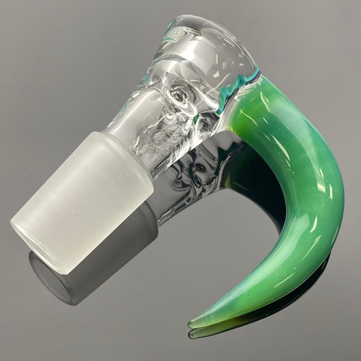 Green Belt Clear Horn Bowl 18mm 4 Hole