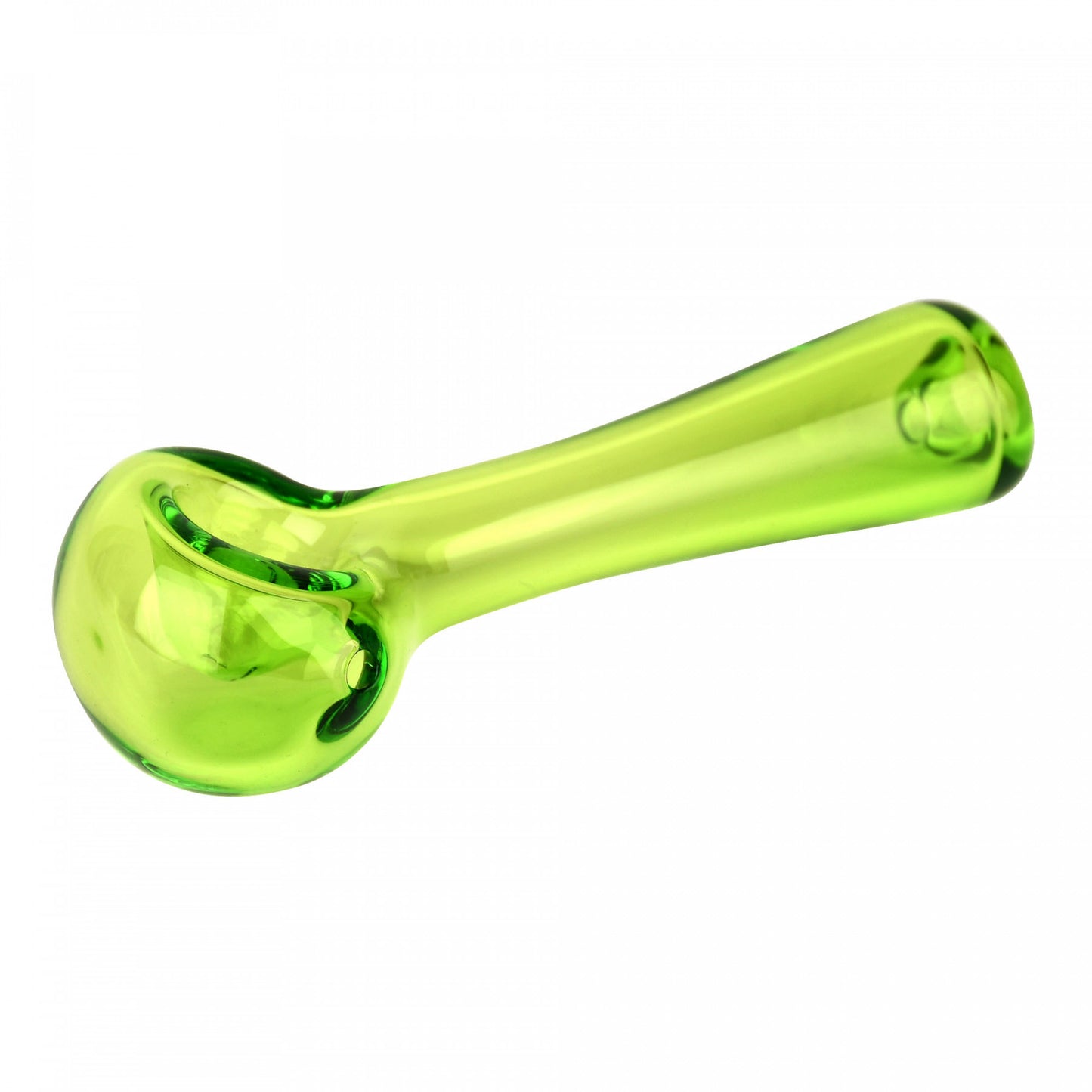 Red Eye Glass 4.5" Solid Colour Spoon Hand Pipe