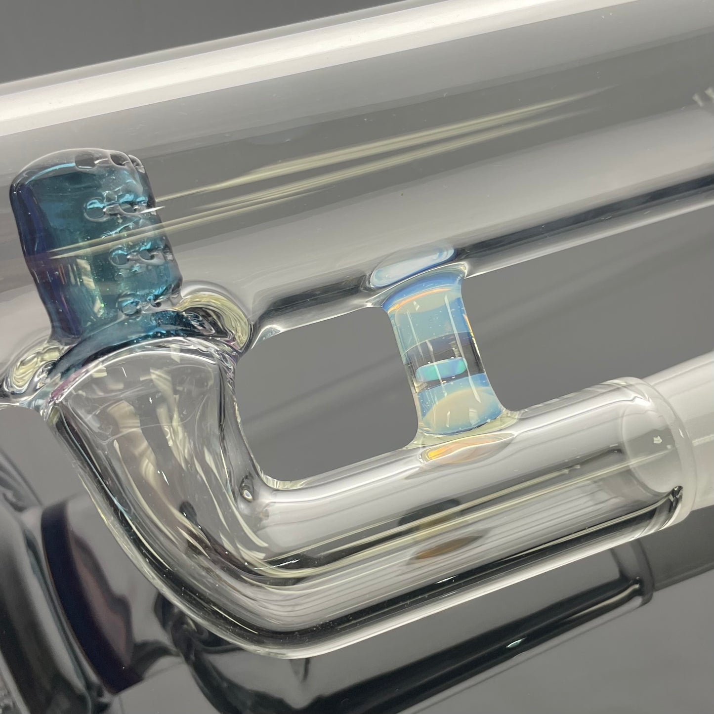 Green Belt Worked Marble Guard Tube + Bowl Set w/ 3 Opals