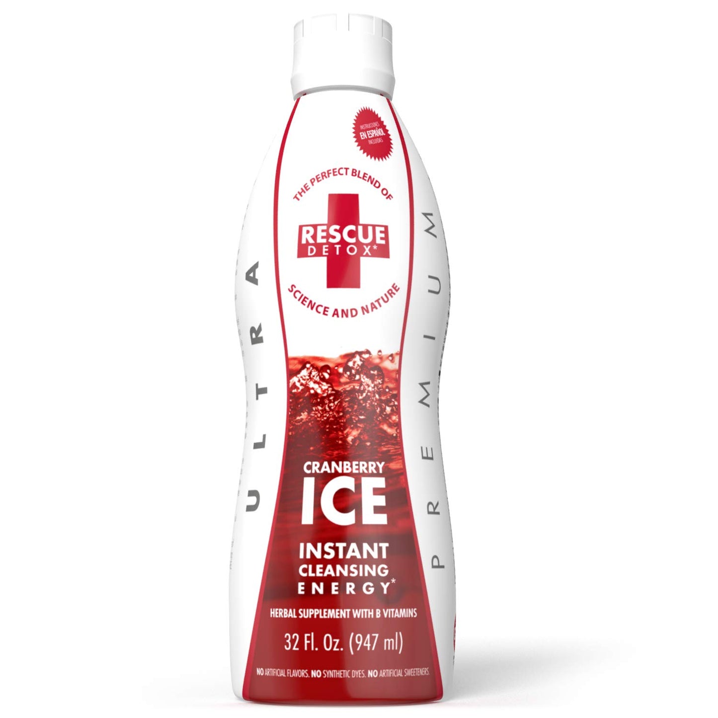 Rescue Detox Ice 32oz Cleansing Energy Drink