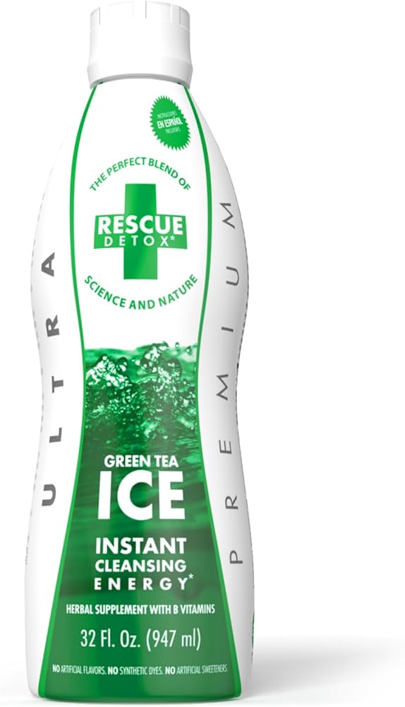 Rescue Detox Ice 32oz Cleansing Energy Drink