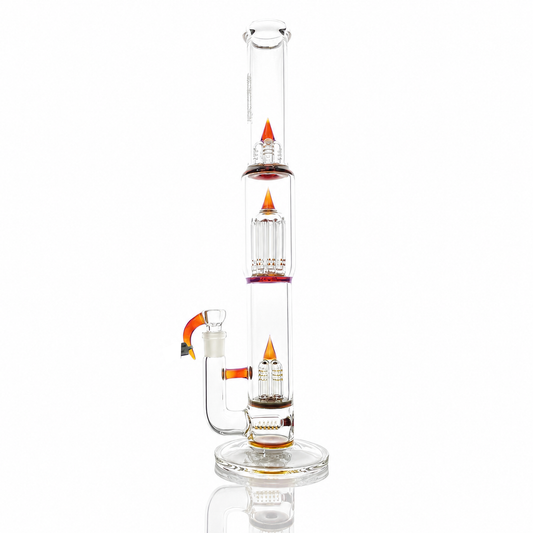 Sovereignty Stemline 16mm 6 Cut DownGrid to Inverted 4 to Gridded 8 Tree w/ Splash Guard CS x3 44mm Neck Partial Accent Tube