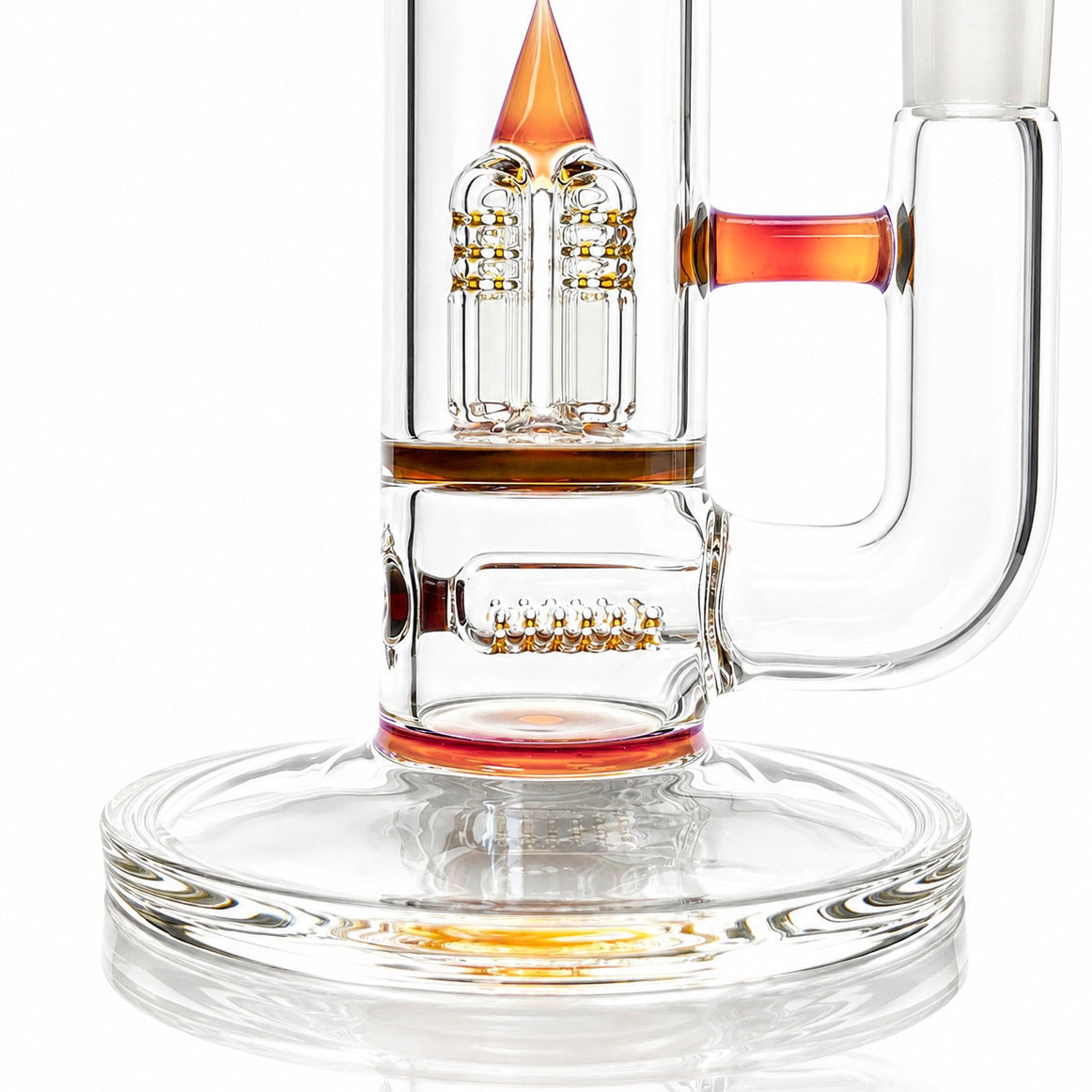 Sovereignty Stemline 16mm 6 Cut DownGrid to Inverted 4 to Gridded 8 Tree w/ Splash Guard CS x3 44mm Neck Partial Accent Tube