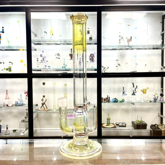 Green Belt Colour Accented Fume Inline Drain Tube - Purple People Eater