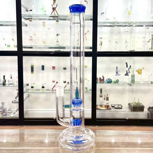 Green Belt Colour Accented Stemline Tube w/ Imperial & Hollow Foot - Blue Cheese