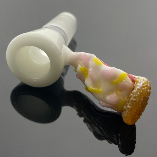 Intent Glass 14mm Pizza Slice Bowl - Pink & Yellow