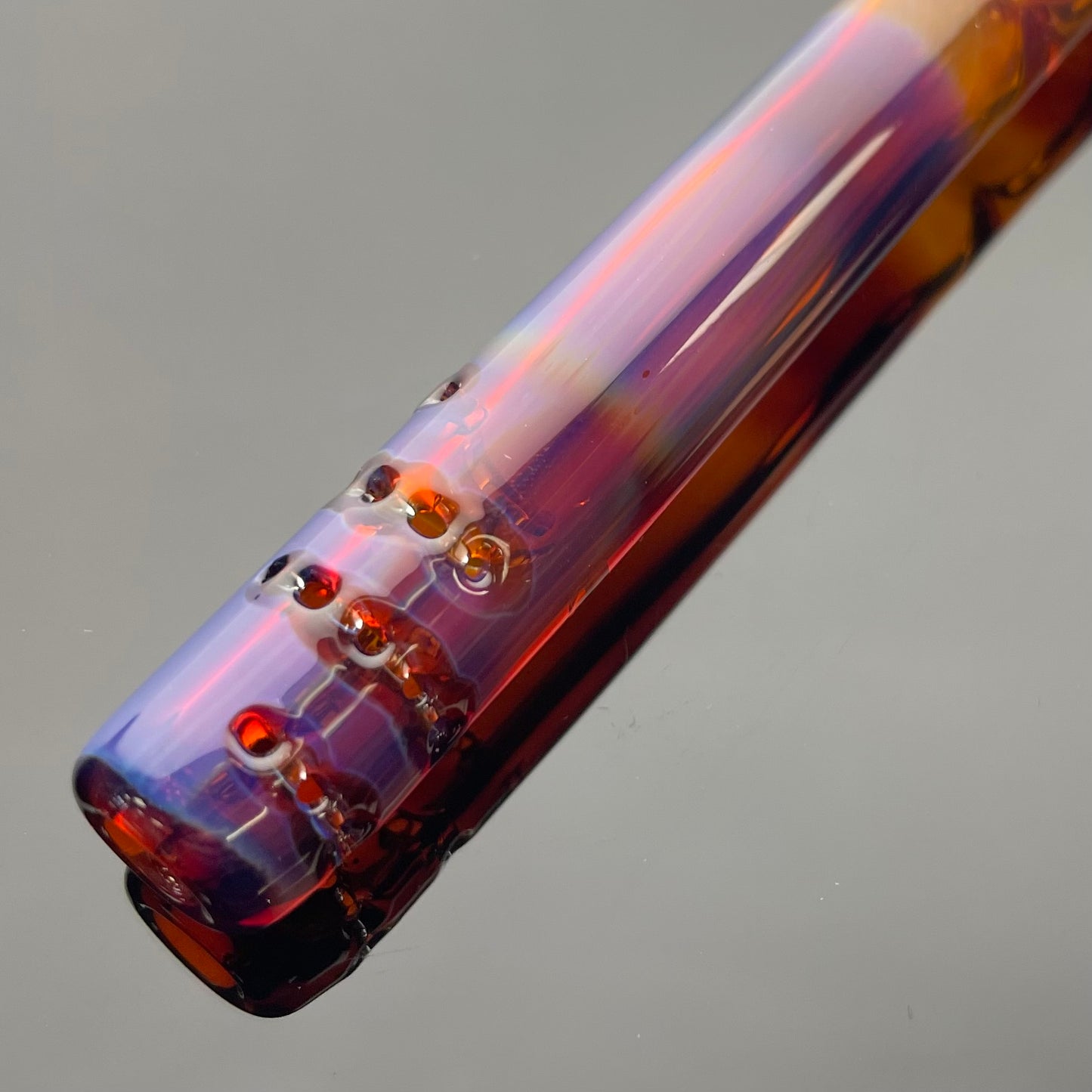 Green Belt Colour Accented Beaker - Amber Purple