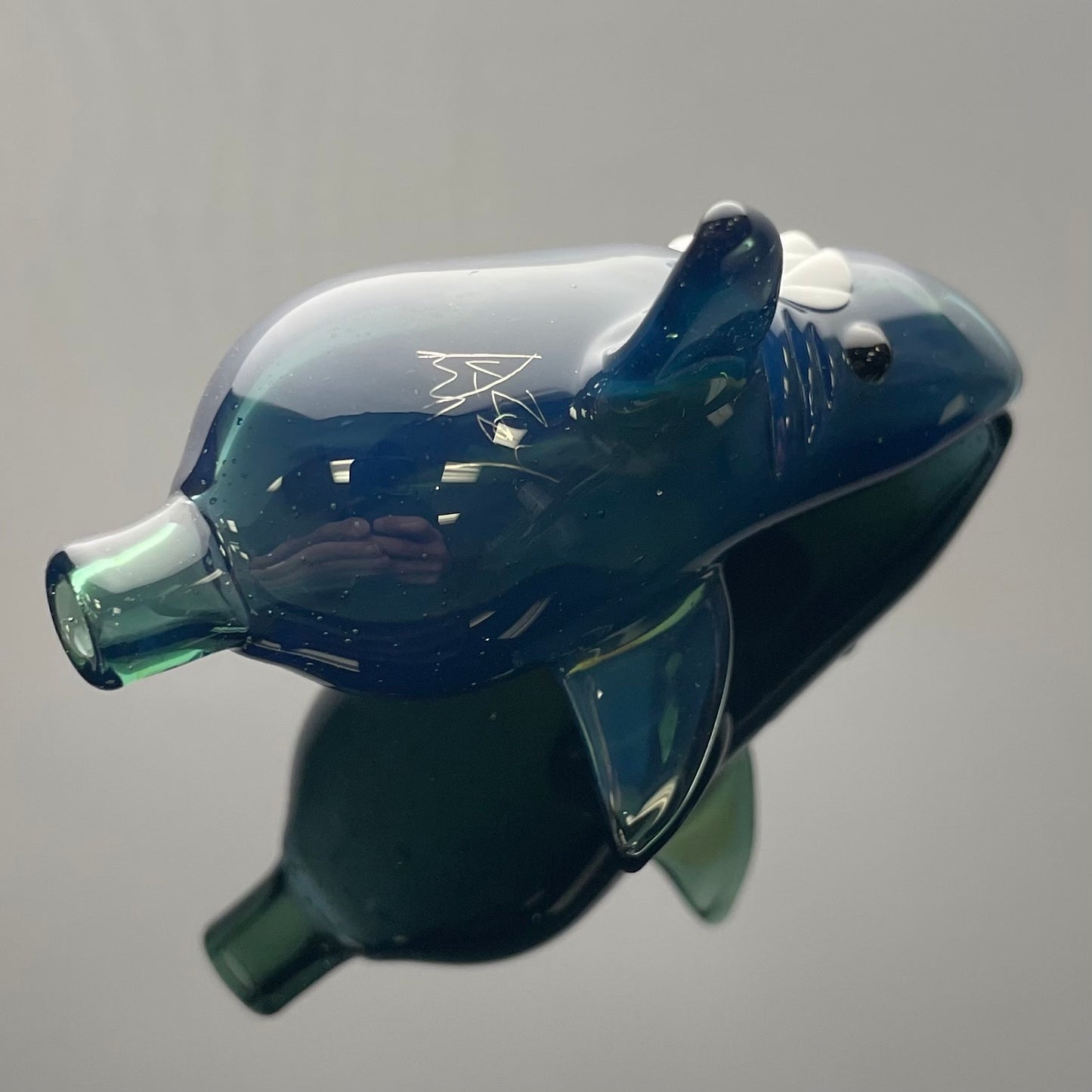 Kahuna Glass 25mm Shark Bubbler Cap