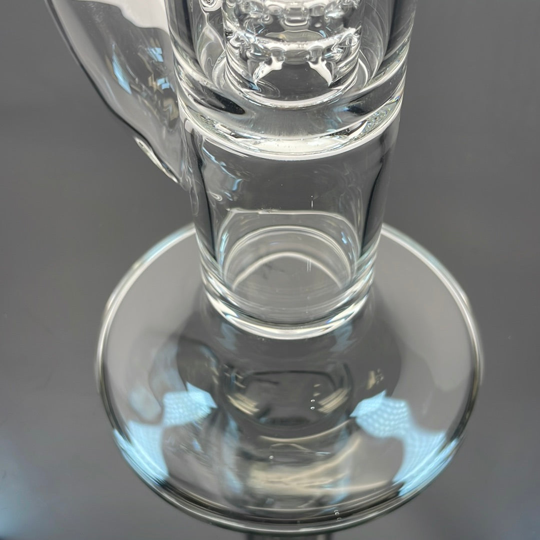 Jamms Straight Tube w/ Gridded Dome Perc - Clear