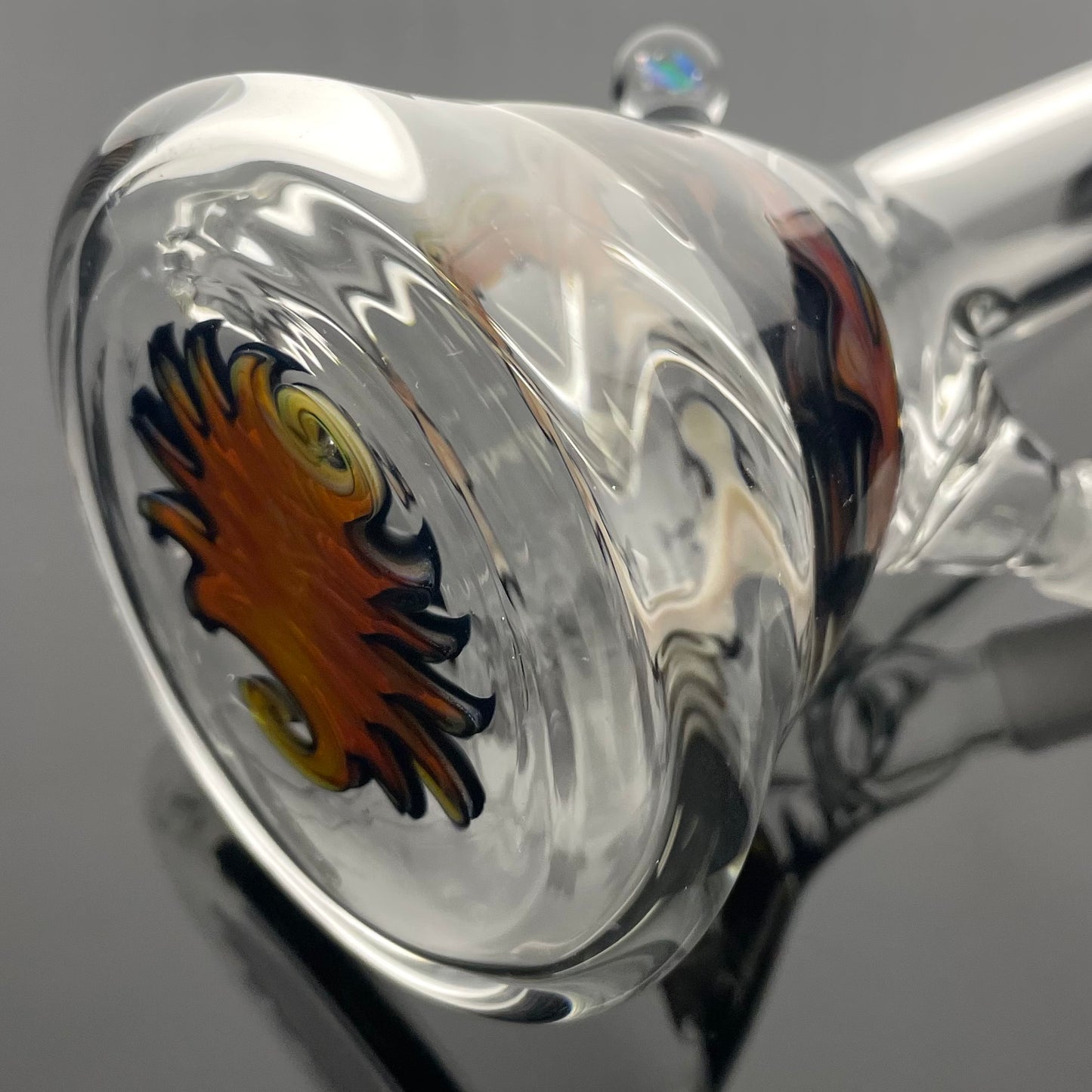 Tank Glass 14mm Wig Wag Mini Tube w/ Opal