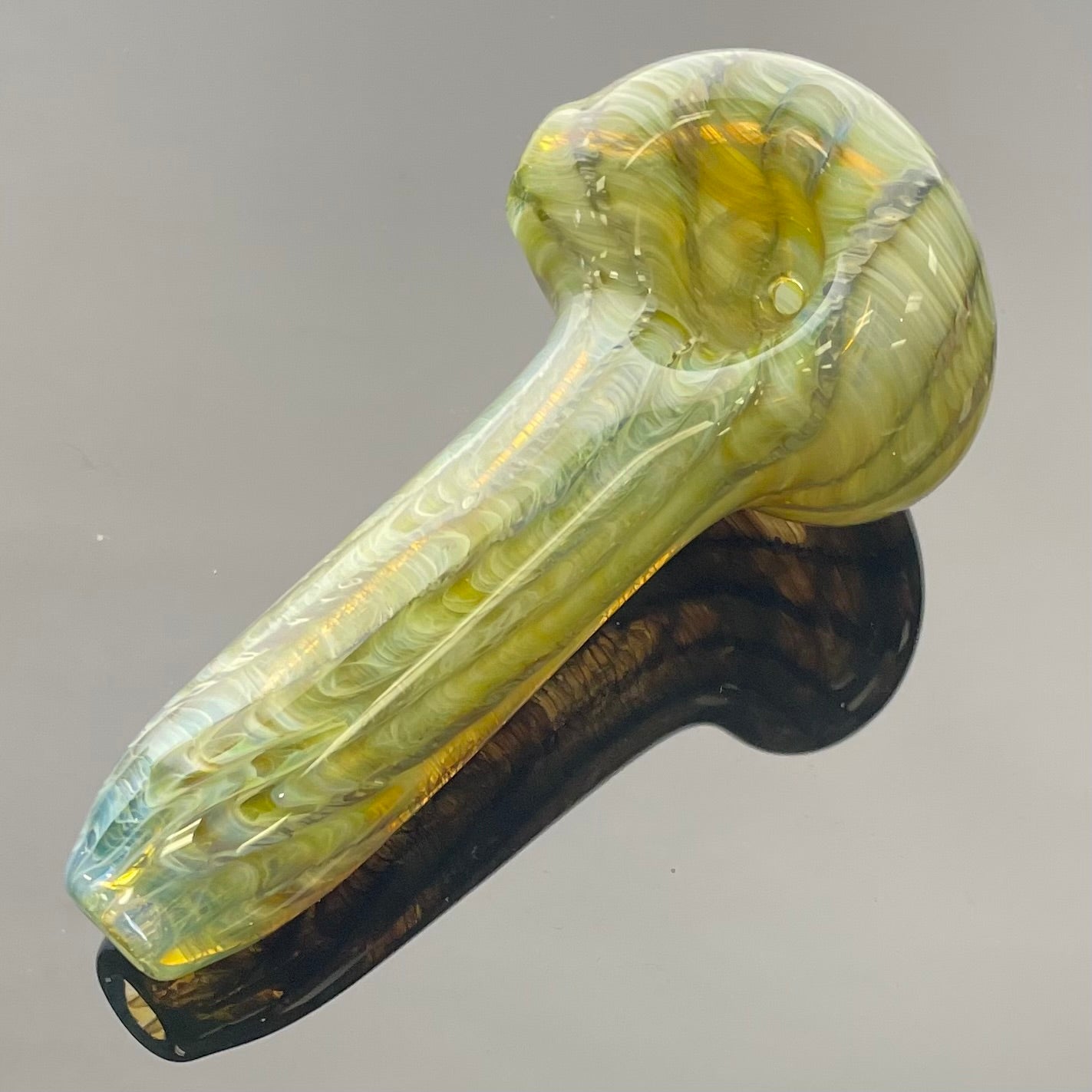 KG Glass 4.25" Thick Wrap & Rake Hand Pipe